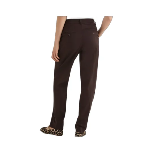 Slim-Fit Trousers - Brown