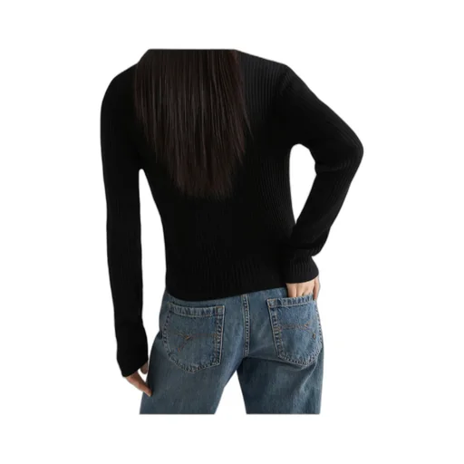 Rib-Knit Ultra-Light Sweater