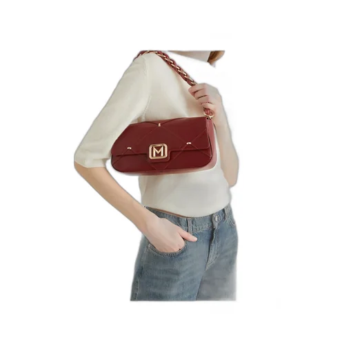 Le Muse Medium Diamond Pattern Shoulder Bag