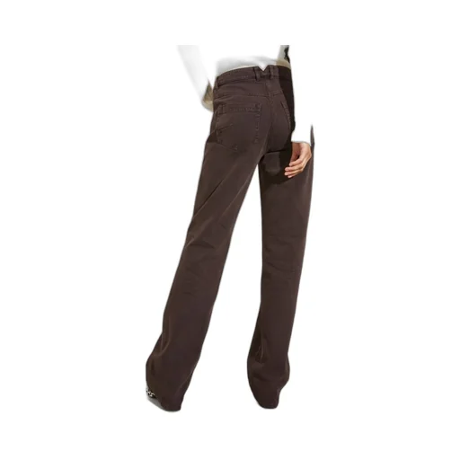 Straight-Leg Cotton-Drill Trousers
