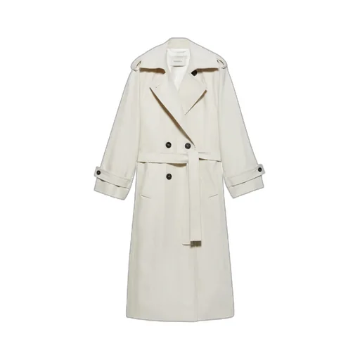 Undyed Gabardine Trench Coat