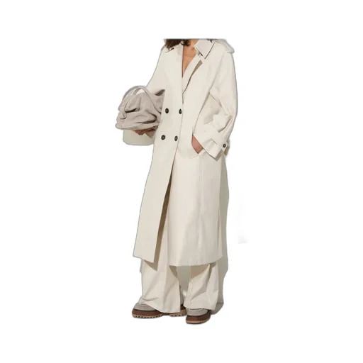 Undyed Gabardine Trench Coat