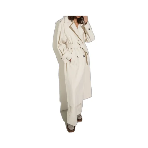 Undyed Gabardine Trench Coat