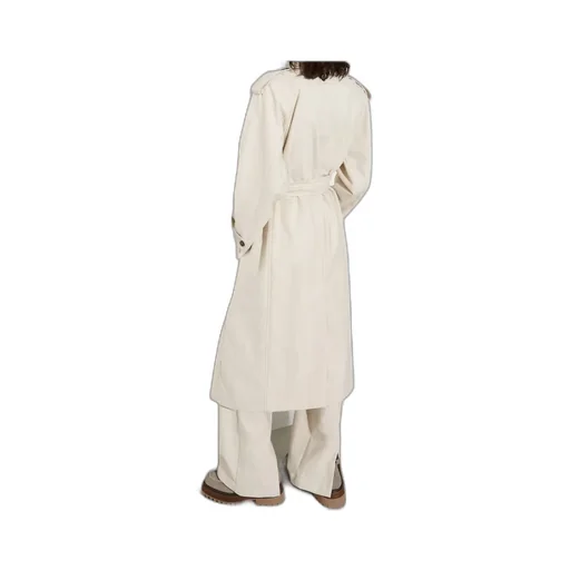 Undyed Gabardine Trench Coat