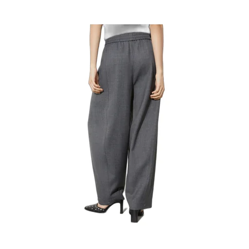 Barrel-Leg Grisaille Trousers