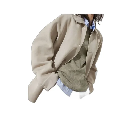 Suede Shirt Jacket