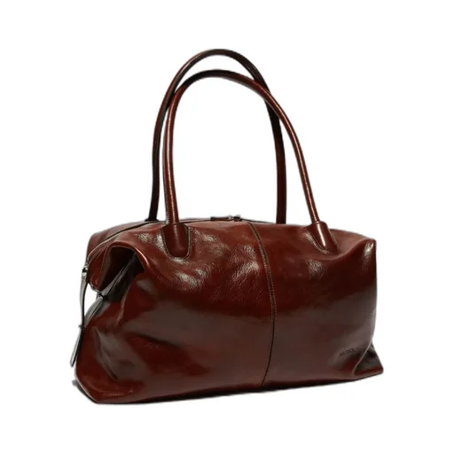Glossy Leather Handbag