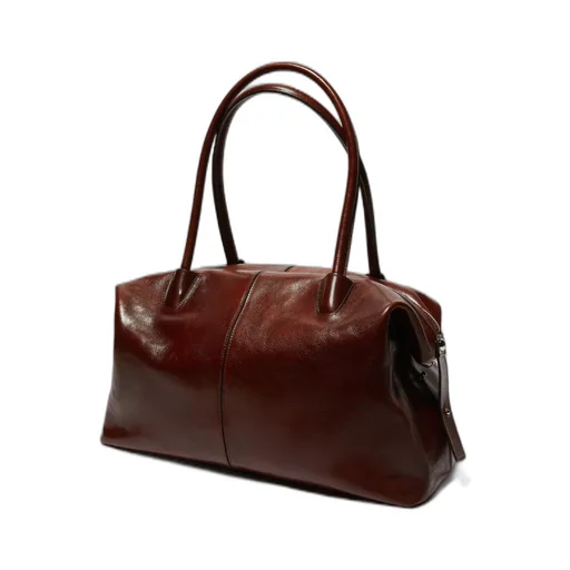 Glossy Leather Handbag