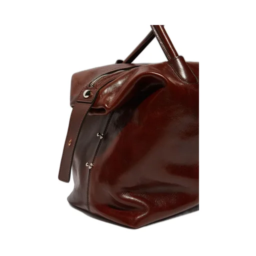 Glossy Leather Handbag