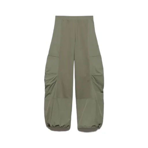 Cotton Knit And Nylon Sweatpants