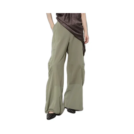 Cotton Knit And Nylon Sweatpants