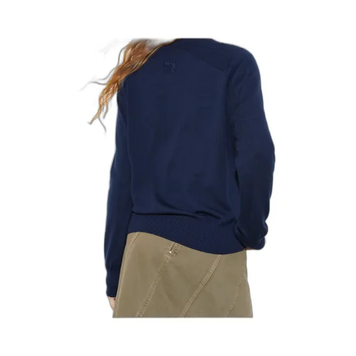 Wool Rib Knit Sweater