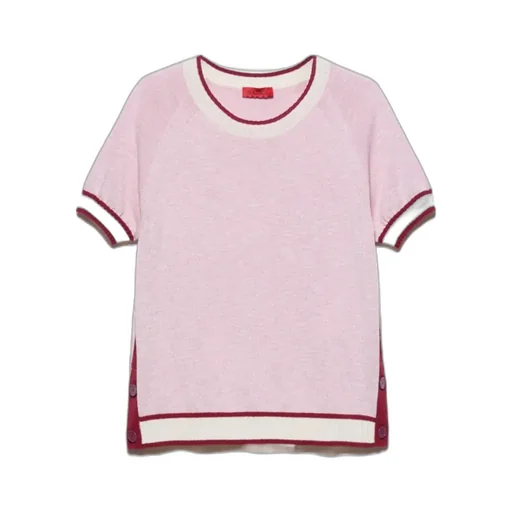 Short-Sleeved Knitted T-Shirt