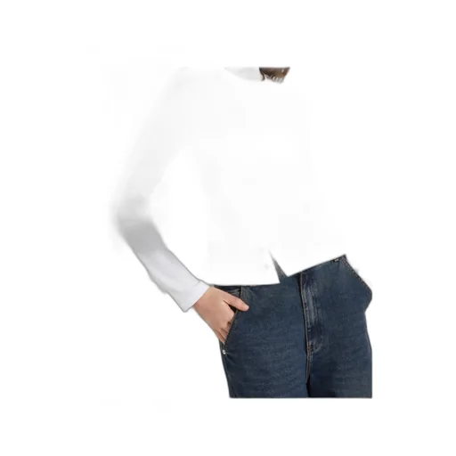 Symmetrisches Jersey-T-Shirt