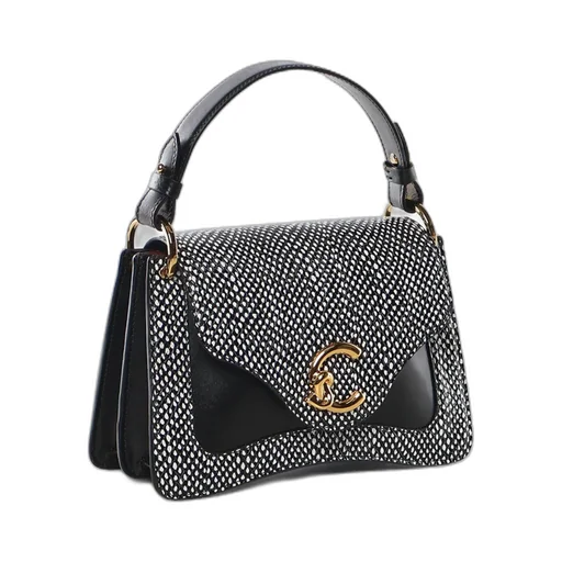 Coccinelle Logo Plaque Printed Shoulder Bag