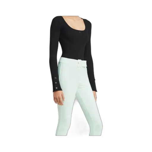 CourrÈGes Long-Sleeved Square-Neck Jumper