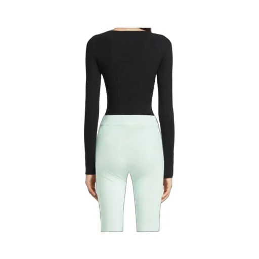 CourrÈGes Long-Sleeved Square-Neck Jumper
