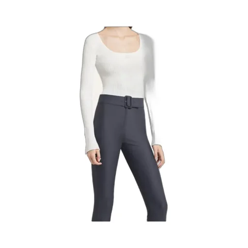 Courrges Long-Sleeved Square-Neck Jumper