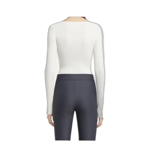Courrges Long-Sleeved Square-Neck Jumper