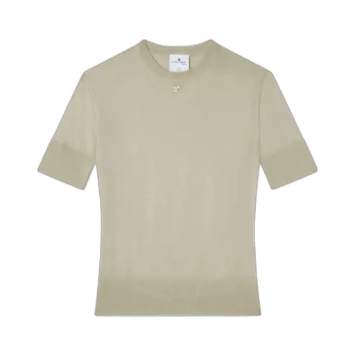 Courrges Logo Embroidered Jumper