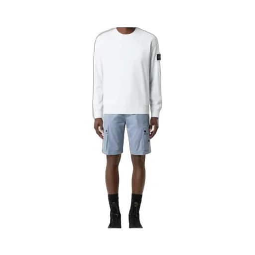 Stone Island Logo Patch Crewneck Sweatshirt