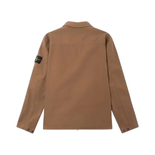 Stone Island Comfort-Fit Zipper-Up Overshirt
