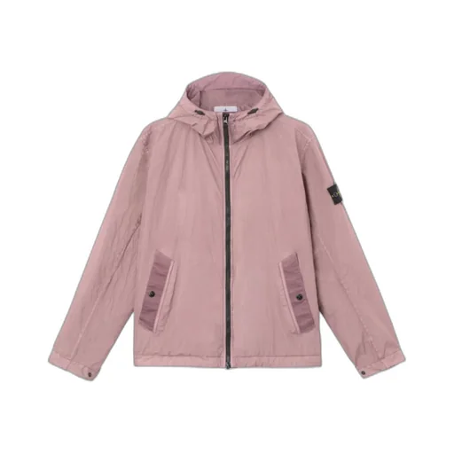Stone Island Logo Patch Hooded Jacket