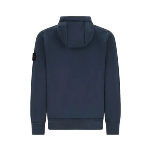 Stone Island Logo Patch Drawstring Hoodie