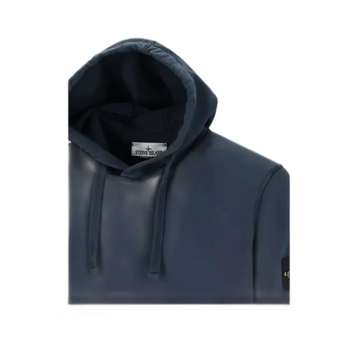 Stone Island Logo Patch Drawstring Hoodie
