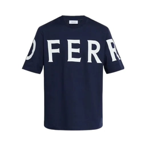 Ferragamo Logo Printed Crewneck T-Shirt