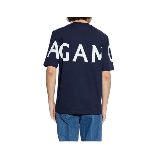 Ferragamo Logo Printed Crewneck T-Shirt