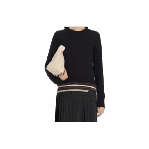 Mm6 Maison Margiela Ribbed Knit Top