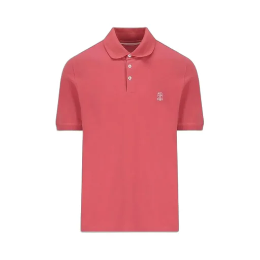 Button Short-Sleeve Polo Shirt