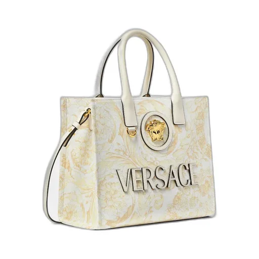 Versace La Medusa Printed Small Tote Bag