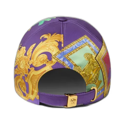 Versace Printed Twill Baseball Cap