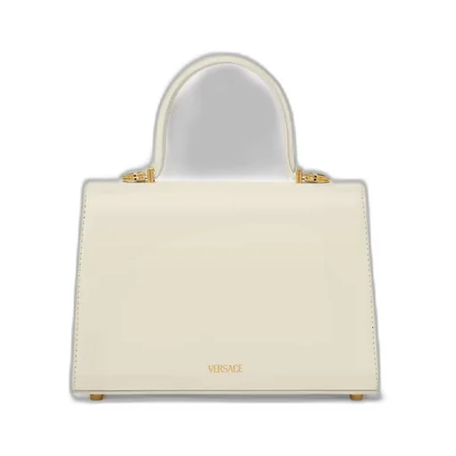 Versace Medusa Plaque Fold-Over Top Small Tote Bag