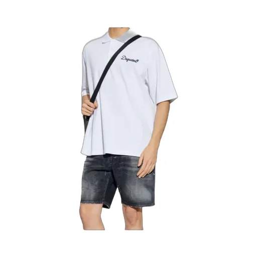 Dsquared2 Logo-Embroidered Polo Shirt