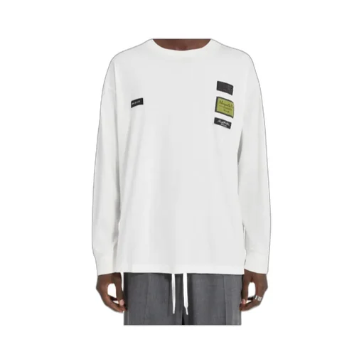 Mm6 Maison Margiela Logo Patch Crewneck T-Shirt