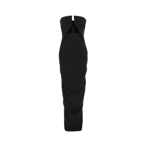 Rick Owens Prong Cut-Out Detailed Strapless Gown