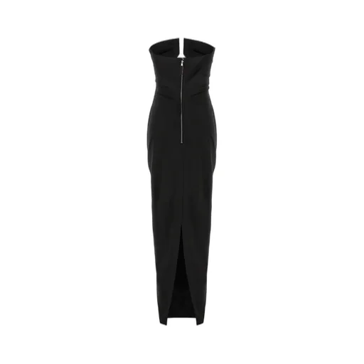 Rick Owens Prong Cut-Out Detailed Strapless Gown