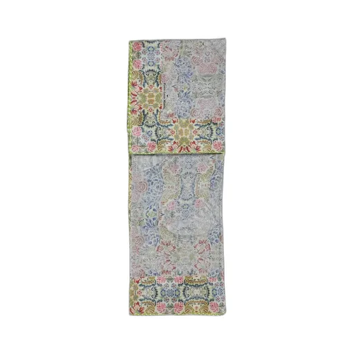 Floral Patterned Silk Scarf