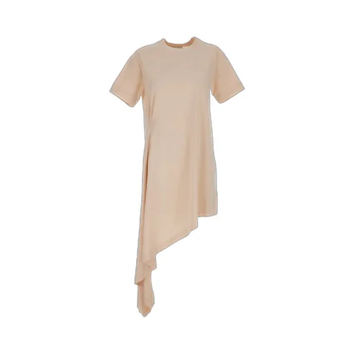 Igari Asymmetric Pleated T-Shirt Dress
