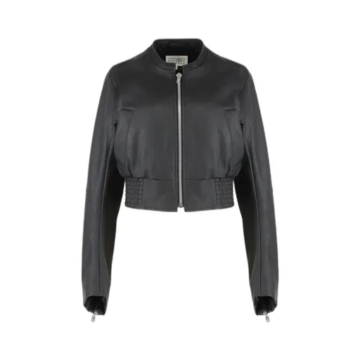 Mm6 Maison Margiela Cropped Bomber Jacket