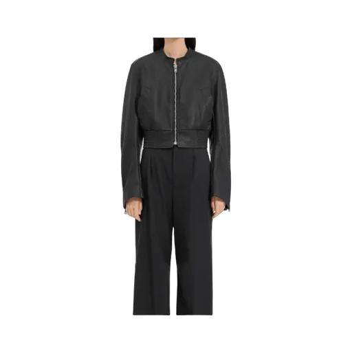 Mm6 Maison Margiela Cropped Bomber Jacket