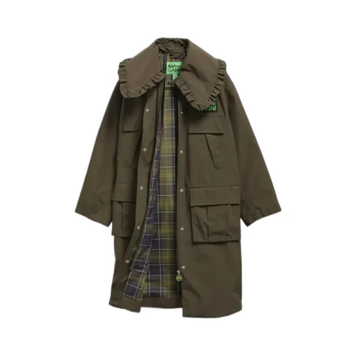 Barbour X Ganni Waterproof Parka Jacket