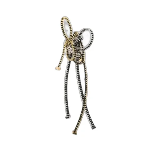 Zipper Design Single Earring