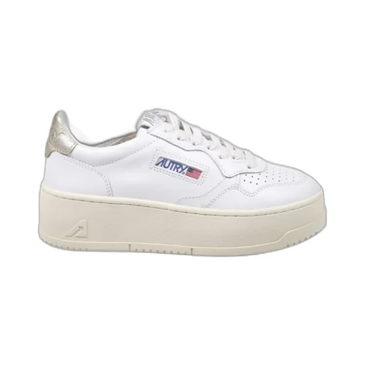 Autry Platform Low Logo Patch Sneakers