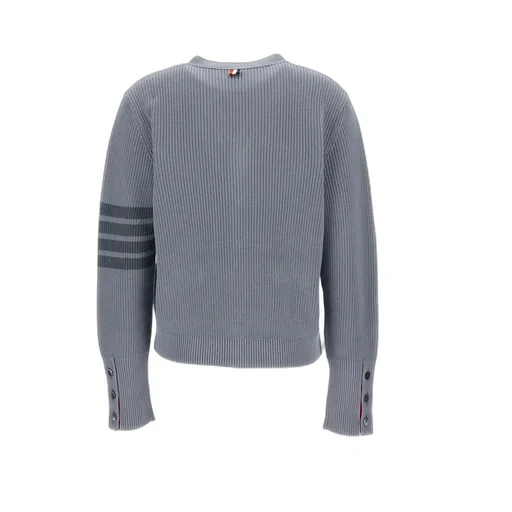 Thom Browne Garment Dyed 4-Bar Cardigan