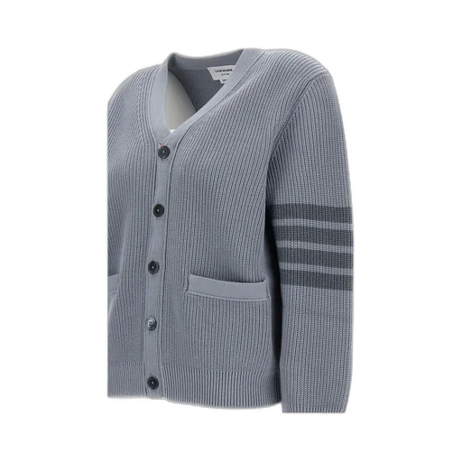 Thom Browne Garment Dyed 4-Bar Cardigan