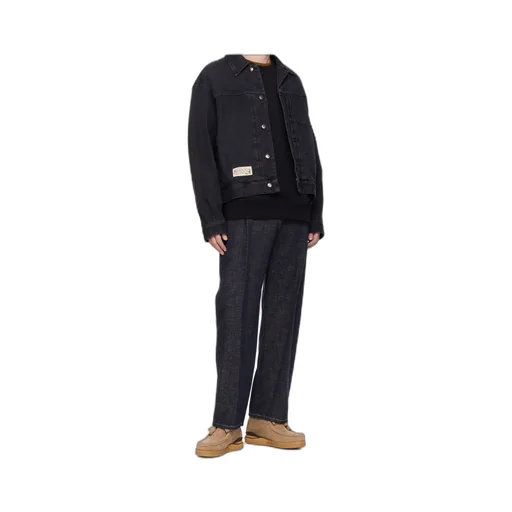 Black Work Wear Denim Jacket